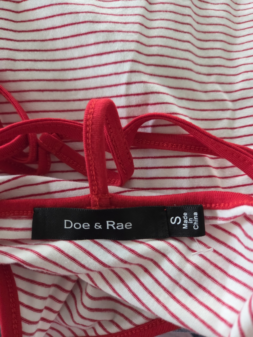 Doe & Rae Striped Racerback Tank Top - Picture 4 of 5